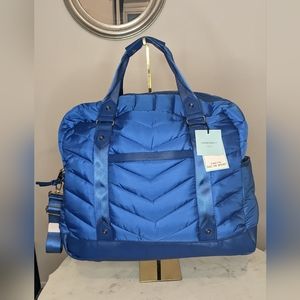 Cynthia Rowley brand new with tags vibrant blue duffle bag